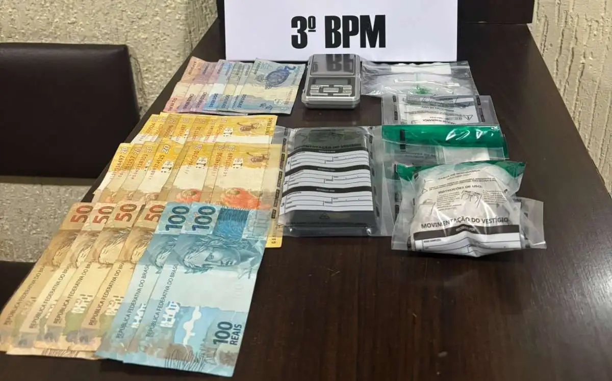 cocaina 3º bpm apreensão