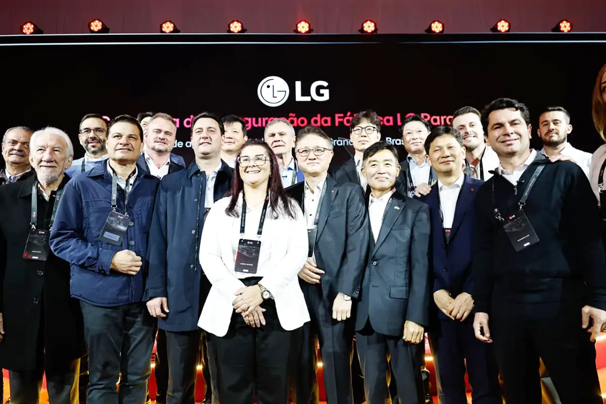 inauguração lg eletronics